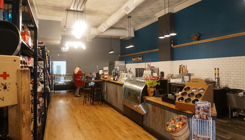 Bleu Plate Mojo’s Deli & Market | Bleu Plate interior counter