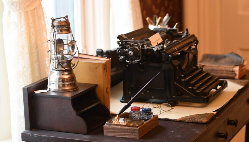 Upham Mansion | Typewriter at Upham Mansion